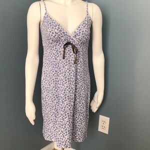 Boden white and blue floral nightgown size 8